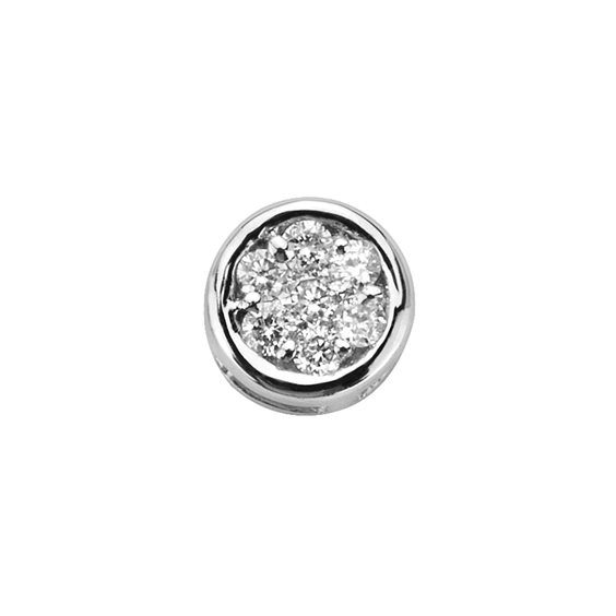 Charm Elements Donna PIETRE PREZIOSE in Oro bianco Diamante DCHF8524.003 - DCHF8524.003